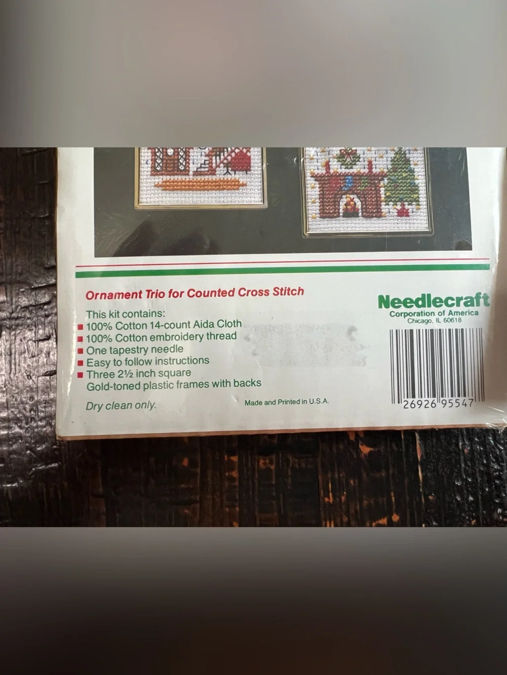 WonderArt Creative Crafts, Christmas Ornaments, New Lot Of 2